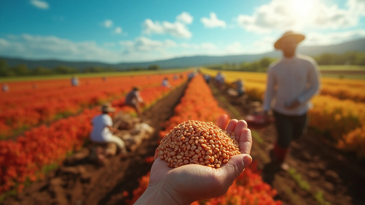 Urucum do Brasil: Produção de Sementes de Urucum em Monte Castelo