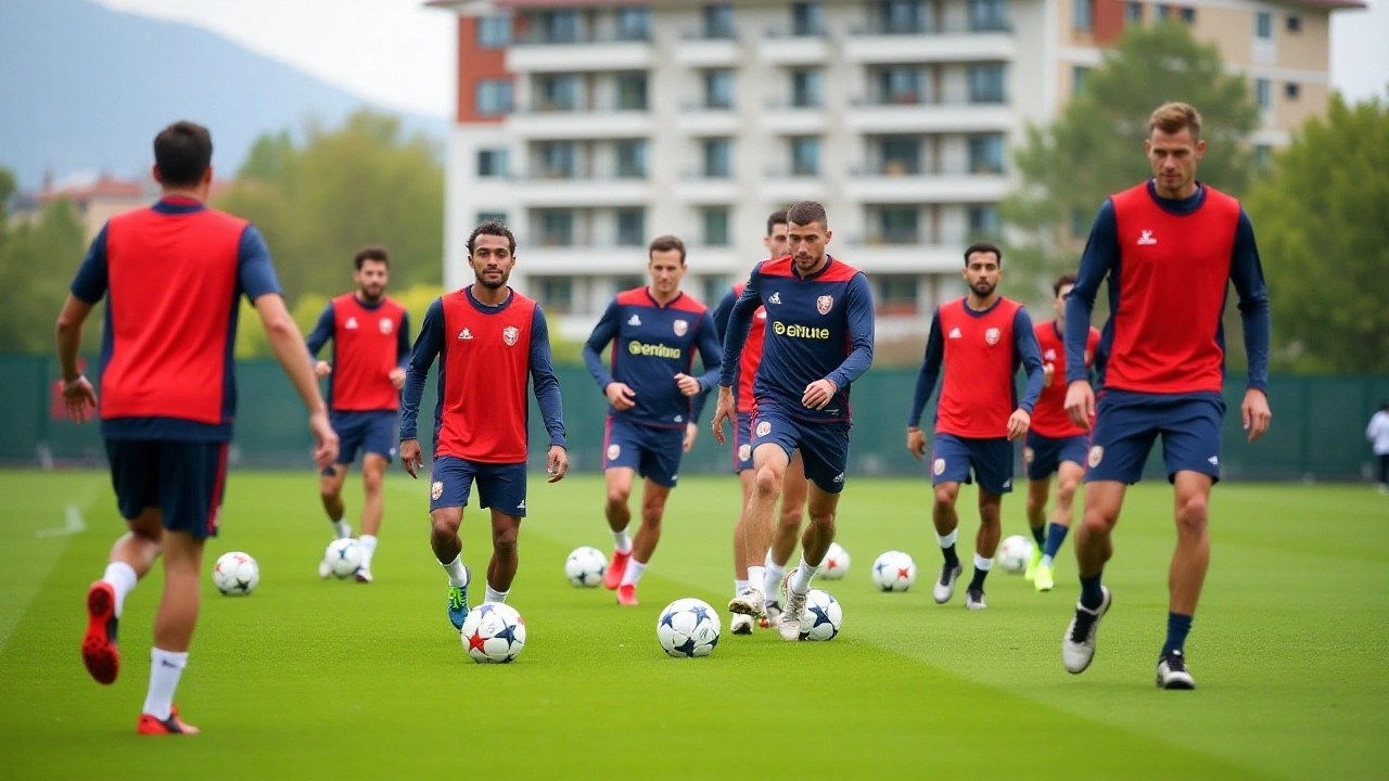 Benfica Realiza Treino de Ativação em Hotel em Belgrado Antes de Estreia na Nova Competição